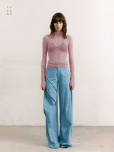 Load image into Gallery viewer, Petal Wool Fringed Top
