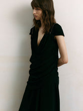 Load image into Gallery viewer, Ink Fan Layered Dress
