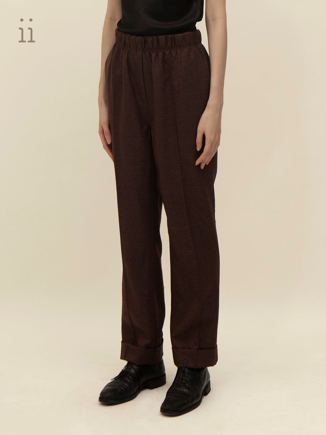 Black Tea Straight Pants